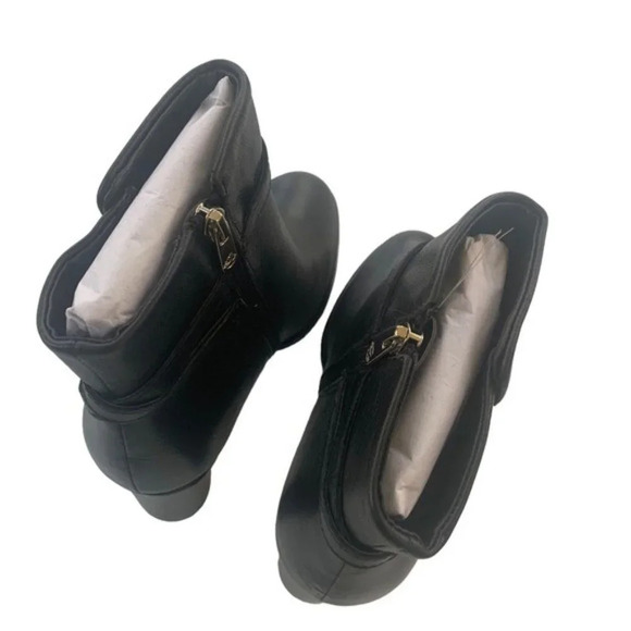 Draper James Leather Tegan Dress Boot Black with Buckle Size 10 NWT - Picture 12 of 15